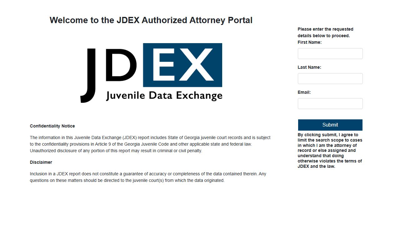 Candler County criminal court records JDEX attorney verification