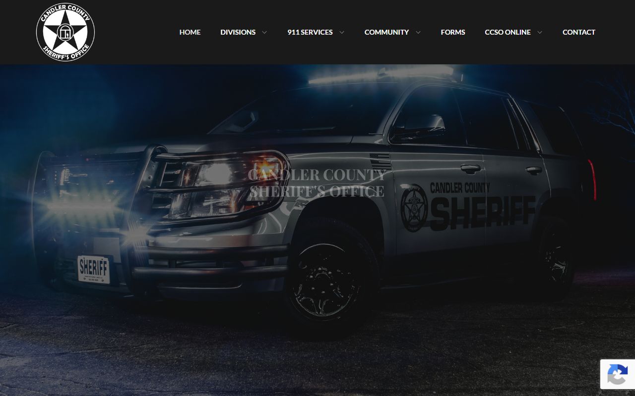 Candler County inmate records sheriff homepage