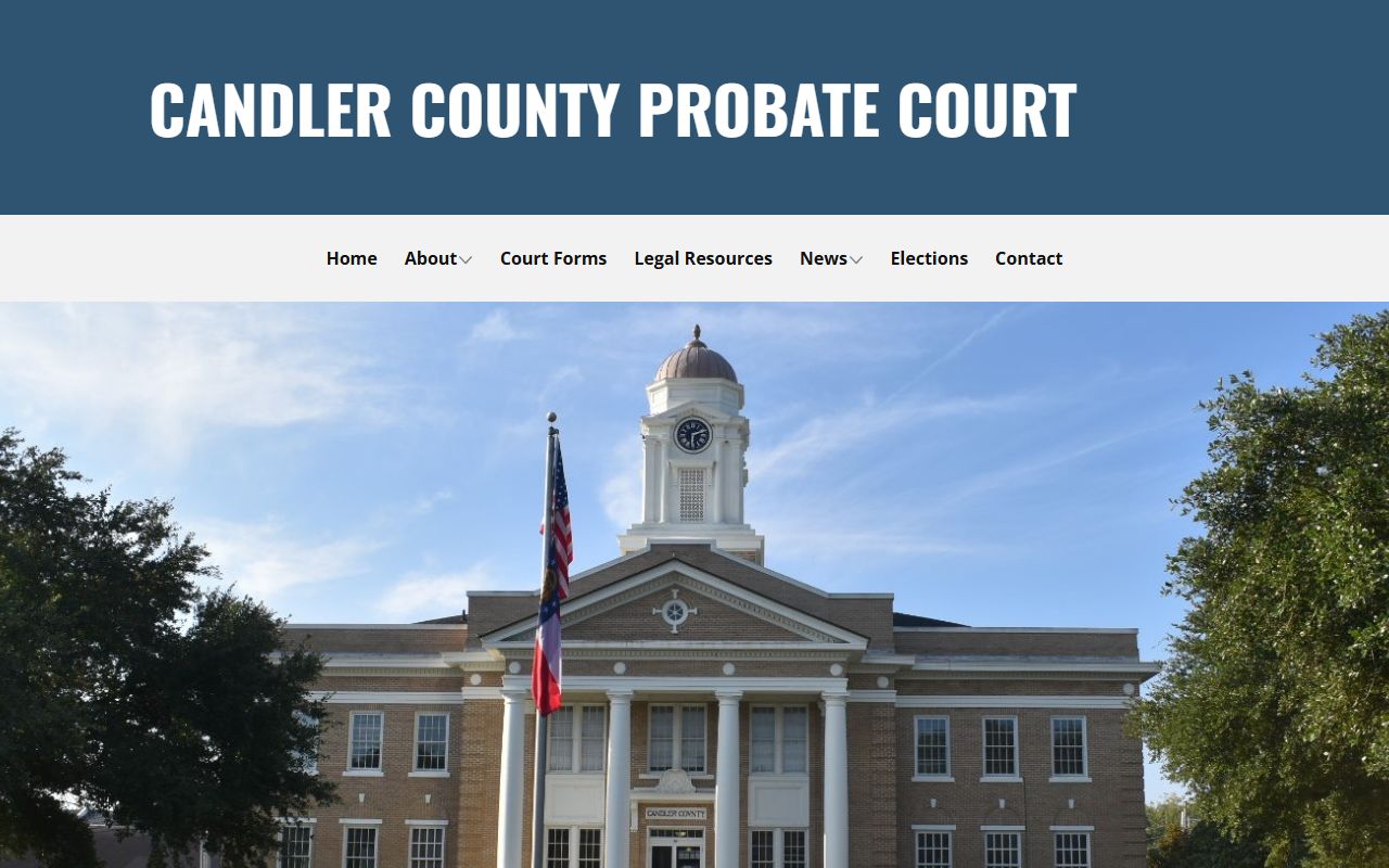 Candler County probate records forms for estates and licenses